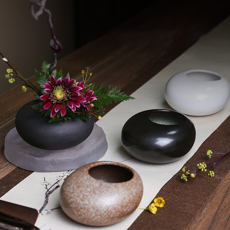 Keramische Vaas Japanse Stijl  - Ikebana Vase Kenzan recensie en prijs