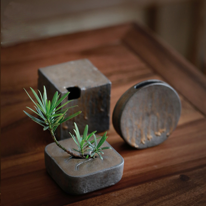 Abstract Ikebana keramische va - Ikebana Vase Kenzan recensie en prijs